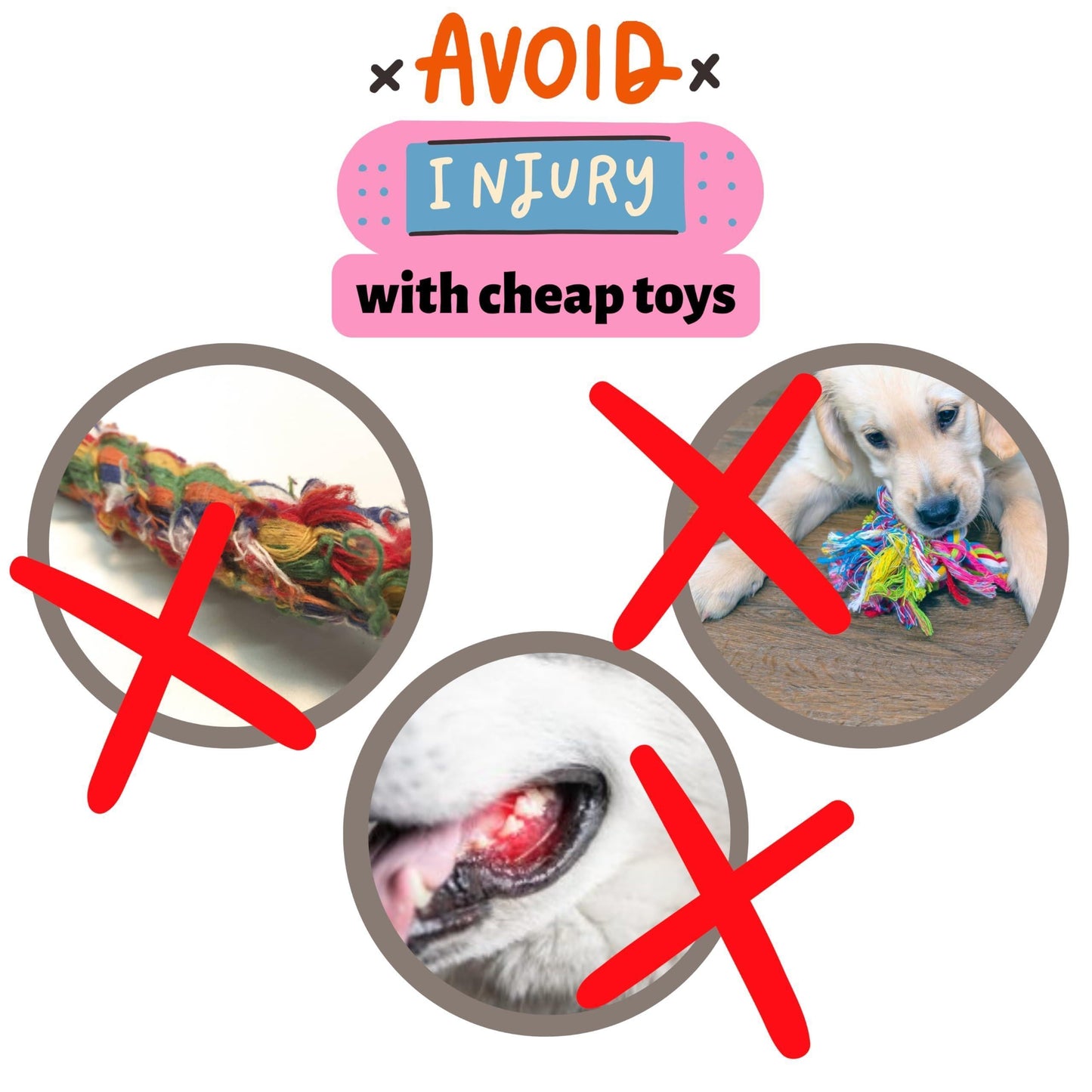 Chelsy'S Toys 3 in 1 Enrichment Tube for Dogs Tug Toy Treat Dispenser & Snuffle Ball Durable Rope Dog Toy Interactive Dog Treat Puzzle for Large Dogs & Puppies (Blue)